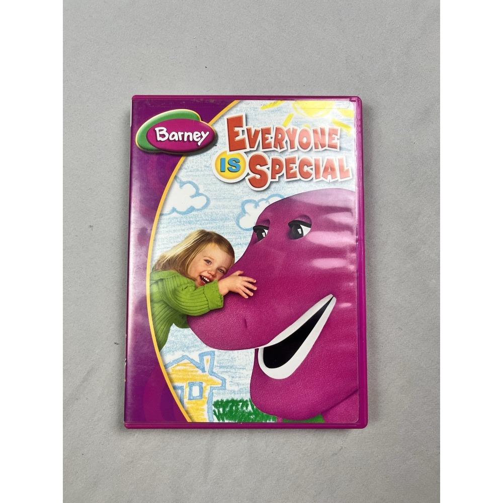 Barney Everyone Is Special DVD 2005 With Purple Dinosaur Case